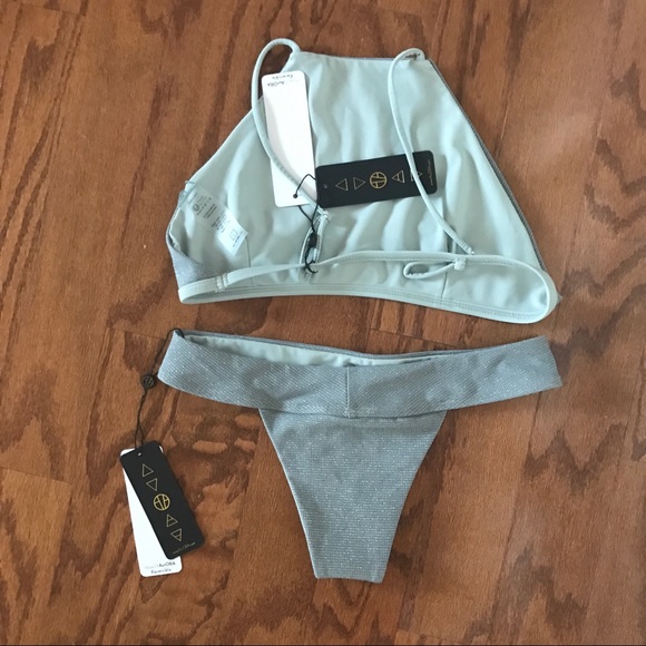 Shimmer High Neck Bikini NWT - Picture 5 of 6